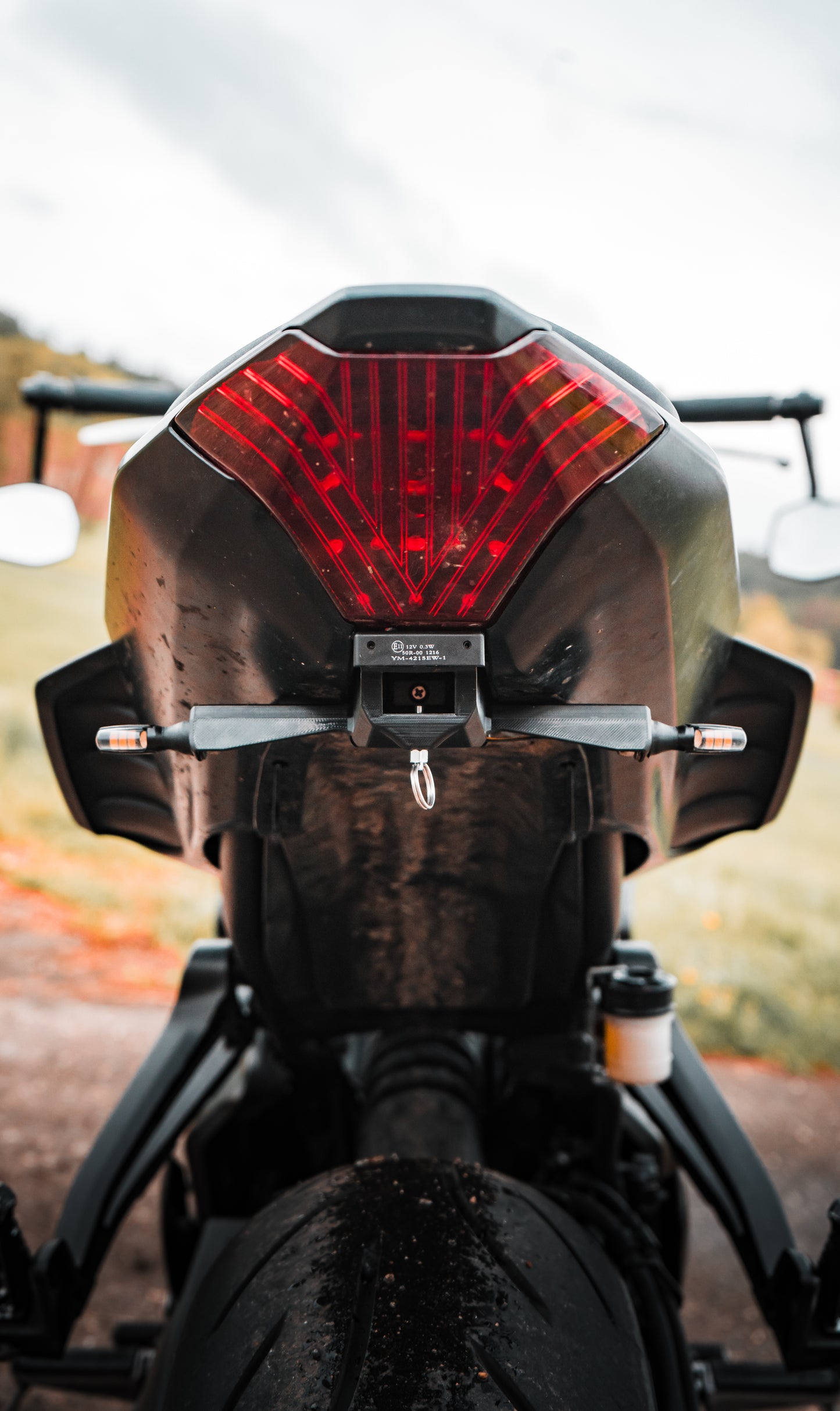 Abnehmbarer Kennzeichenhalter für Yamaha MT 07