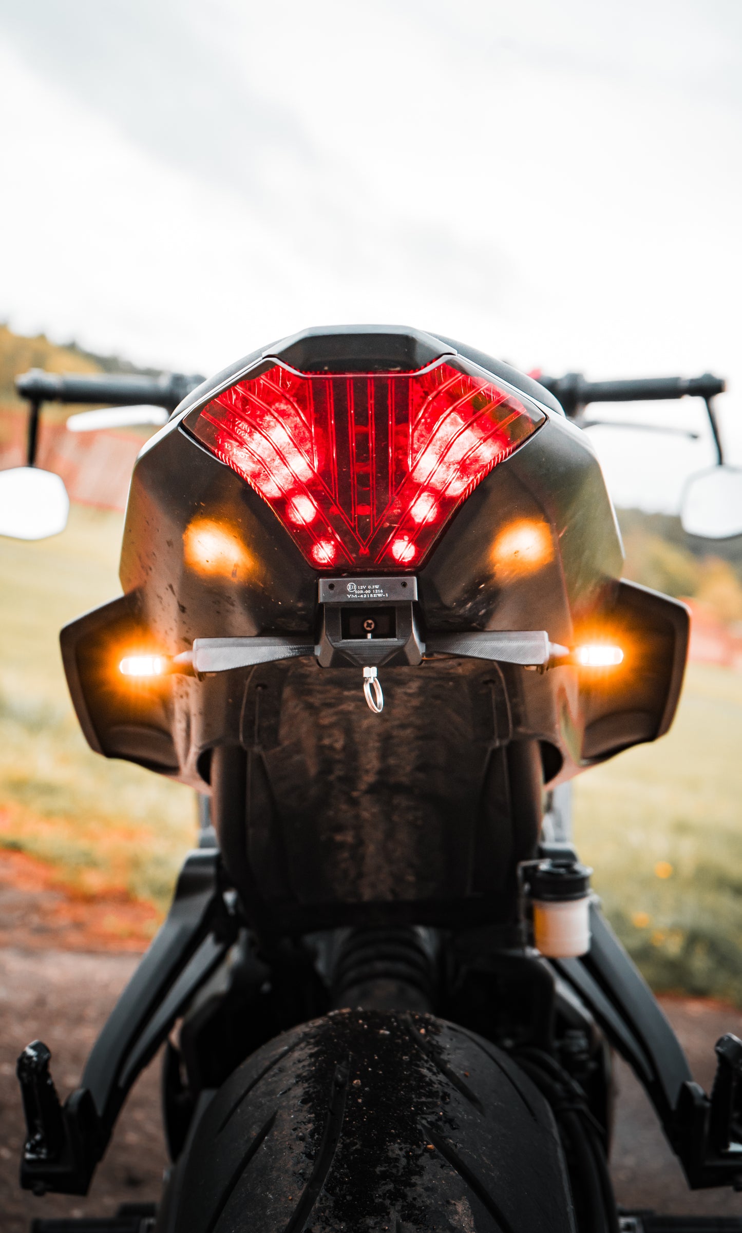 Abnehmbarer Kennzeichenhalter für Yamaha MT 07