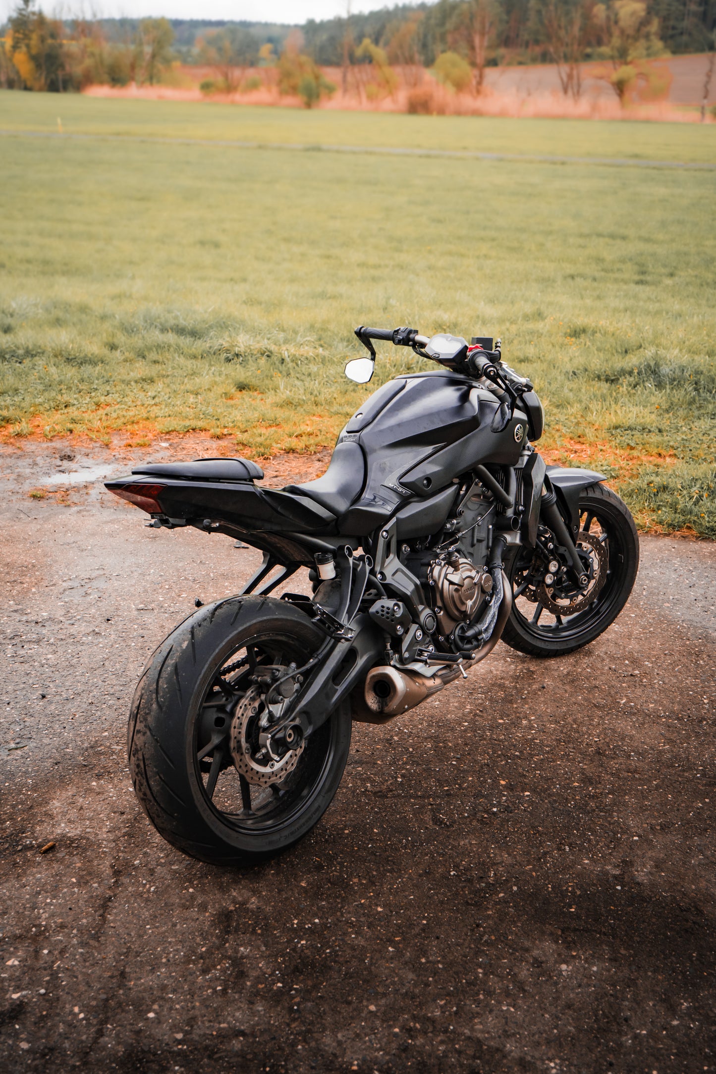 Abnehmbarer Kennzeichenhalter für Yamaha MT 07