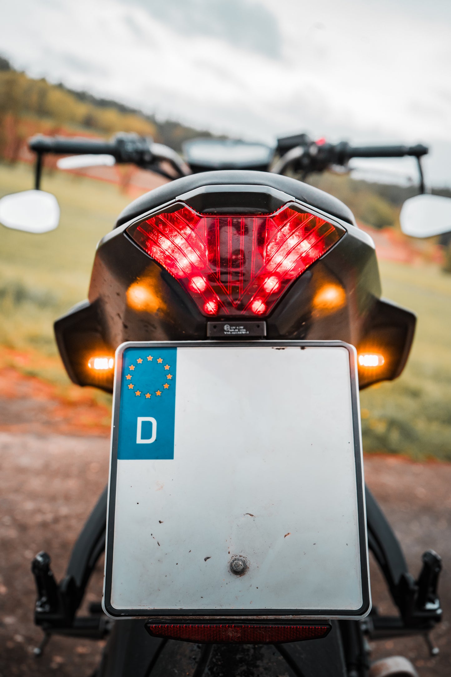 Abnehmbarer Kennzeichenhalter für Yamaha MT 07