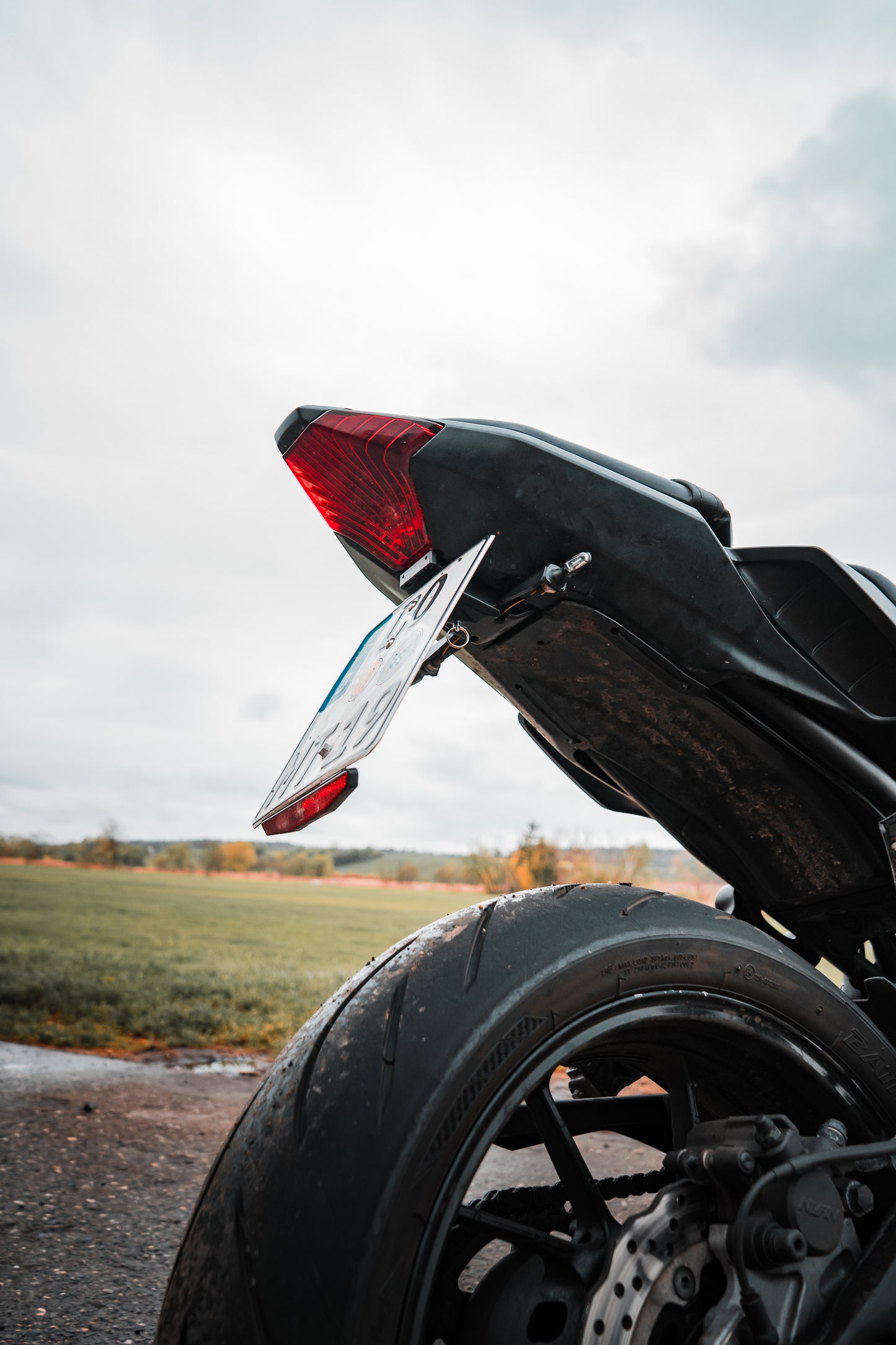 Abnehmbarer Kennzeichenhalter für Yamaha MT 07