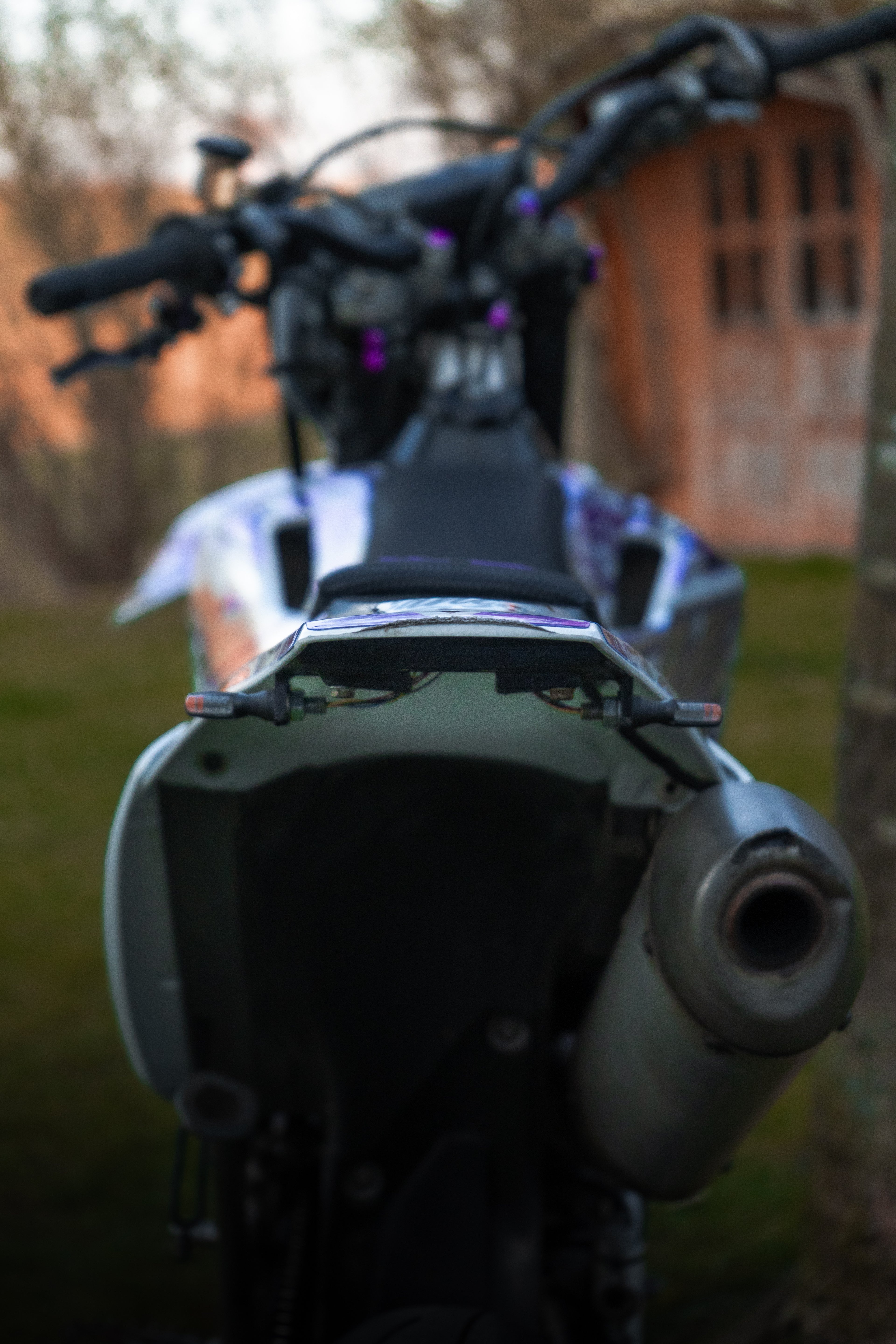 Abnehmbarer/Klappbarer Kennzeichenhalter für Husqvarna FE 2017-2019