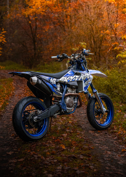 Abnehmbarer/Klappbarer Kennzeichenhalter für Husqvarna FE 2020-2023