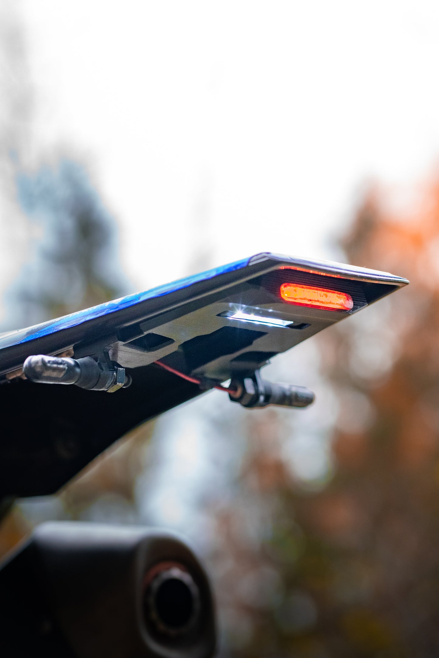 Abnehmbarer/Klappbarer Kennzeichenhalter für Husqvarna FE 2020-2023