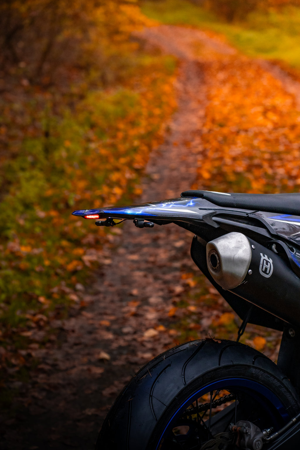 Abnehmbarer/Klappbarer Kennzeichenhalter für Husqvarna FE 2020-2023