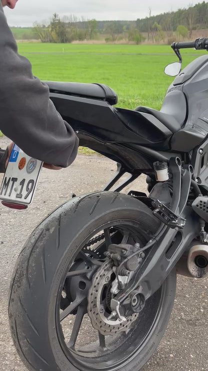 Abnehmbarer Kennzeichenhalter für Yamaha MT 07